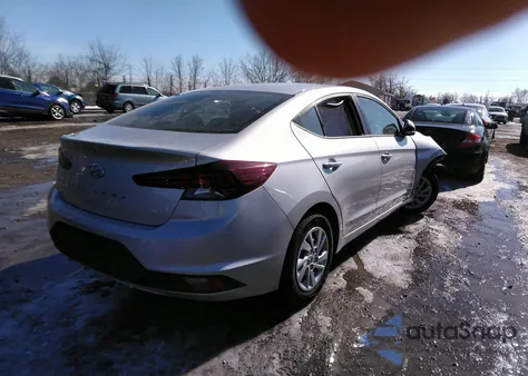 2019 Hyundai Elantra Se z USA, uszkodzony, nr VIN 5NPD74LF1KH489020